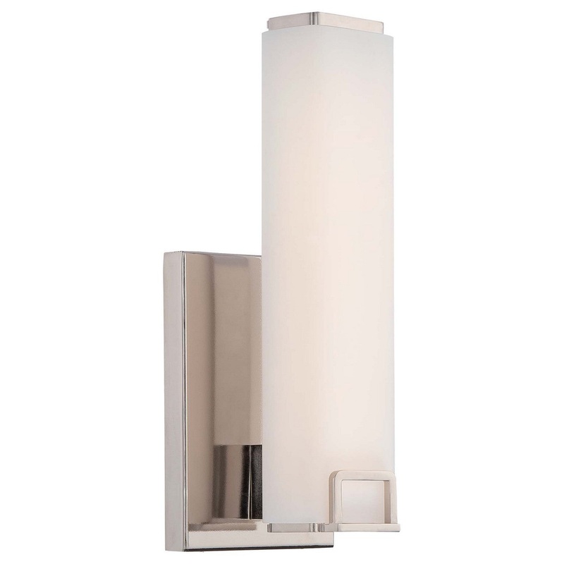 Square LED Bath in Polished Nickel
