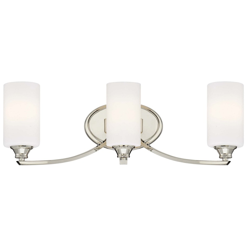 Tilbury Three Light Bath in Polished Nickel