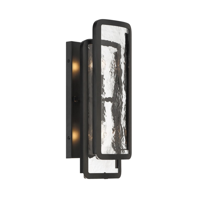 Bella Collina Two Light Wall Sconce in Coal