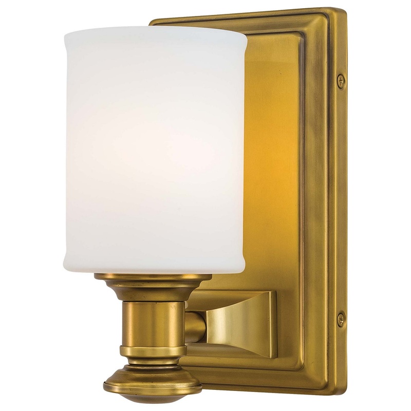 Harbour Point One Light Bath in Liberty Gold