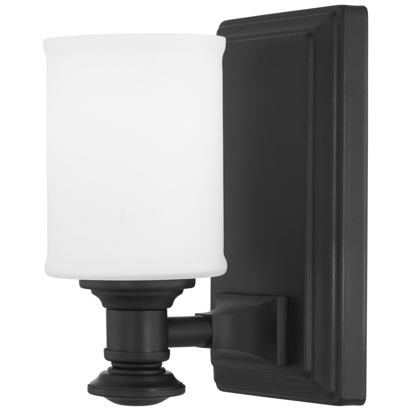 Harbour Point One Light Vanity in Coal