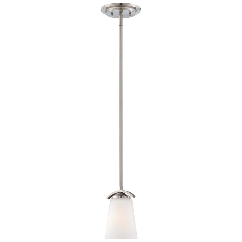 Overland Park One Light Mini Pendant in Brushed Nickel