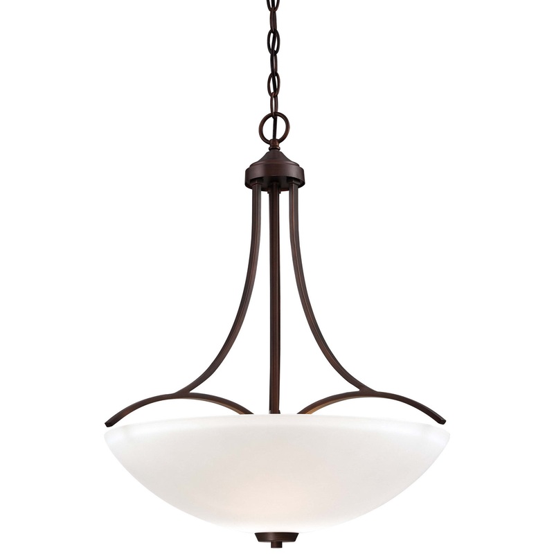Overland Park Three Light Pendant in Vintage Bronze