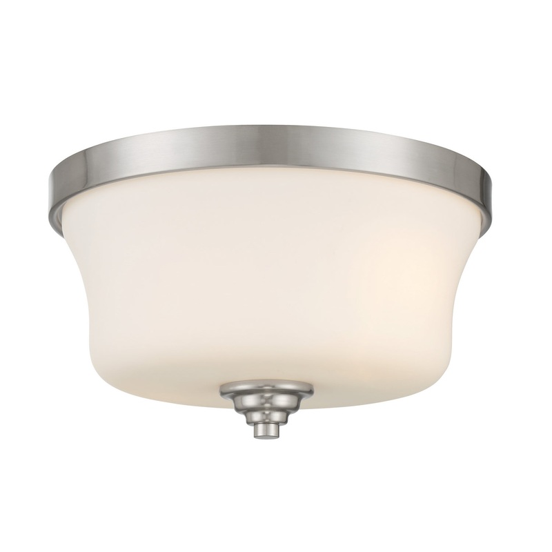 Shyloh Two Light Flush Mount in Brushed Nickel