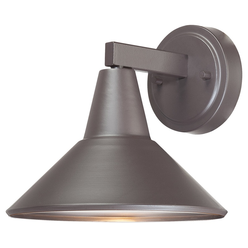 Bay Crest One Light Wall Mount in Dorian Bronze