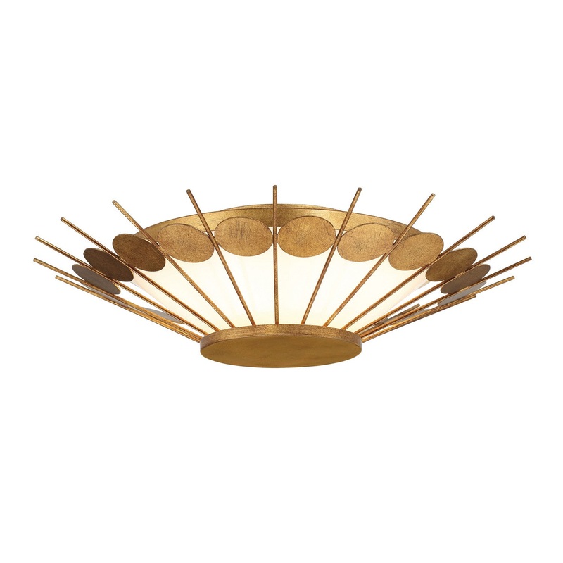 Capieso LED Flush Mount in Elara Gold