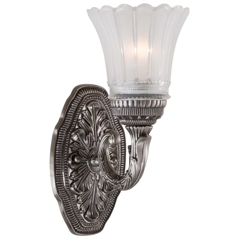 Eruopa One Light Bath in Brushed Nickel