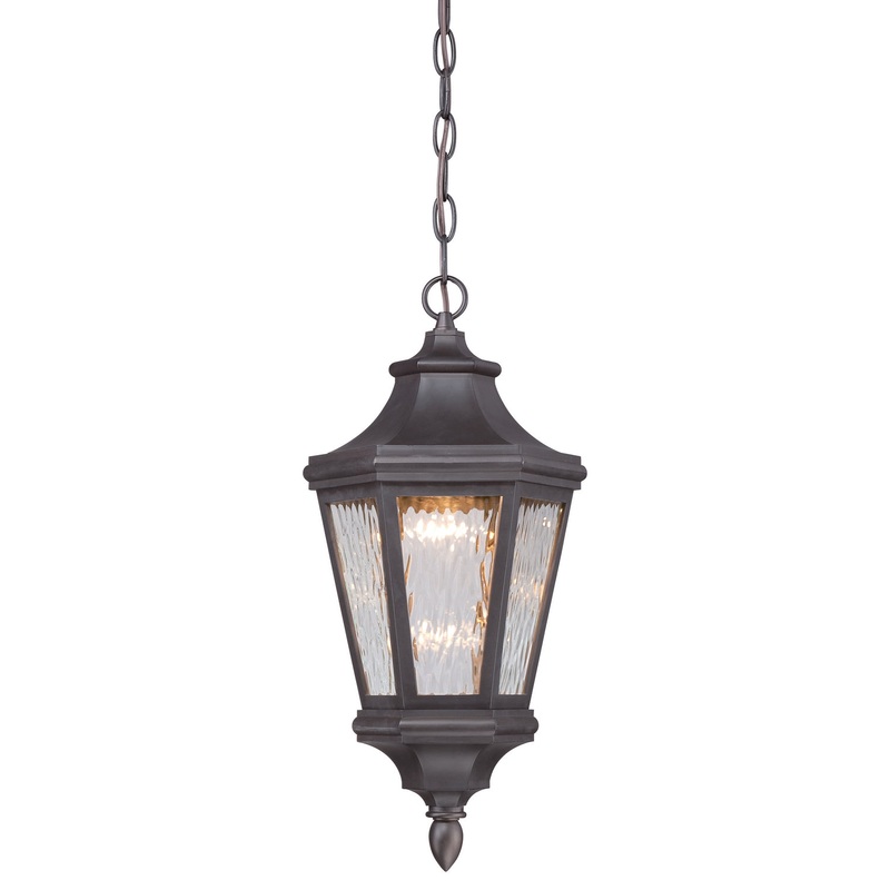 Hanford Pointe LED Outdoor Chain Hung in Oil Rubbed Bronze