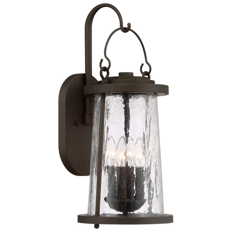 Haverford Grove Four Light Outdoor Wall Mount in Oil Rubbed Bronze