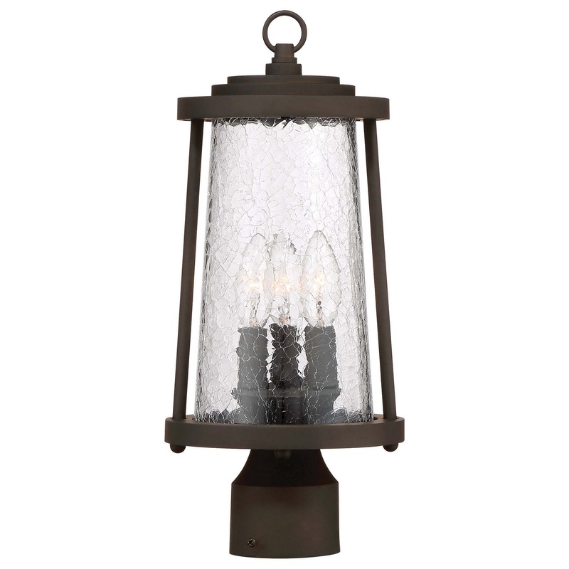 Haverford Grove Three Light Outdoor Post Mount in Oil Rubbed Bronze