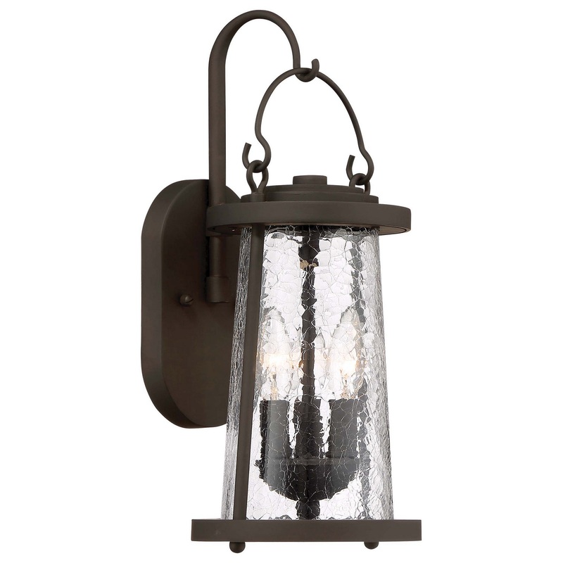 Haverford Grove Three Light Outdoor Wall Mount in Oil Rubbed Bronze