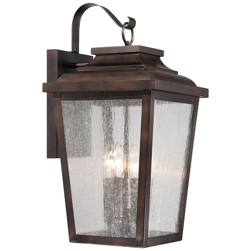 Irvington Manor Four Light Wall Mount in Chelesa Bronze