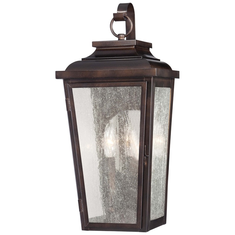 Irvington Manor Two Light Pocket Lantern in Chelesa Bronze
