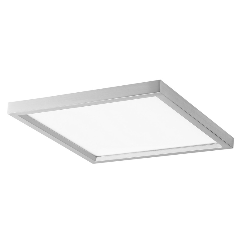 Led Flush Mount LED Flush Mount in Brushed Nickel