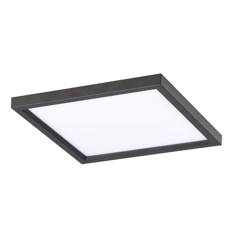 Led Flush Mount LED Flush Mount in Coal