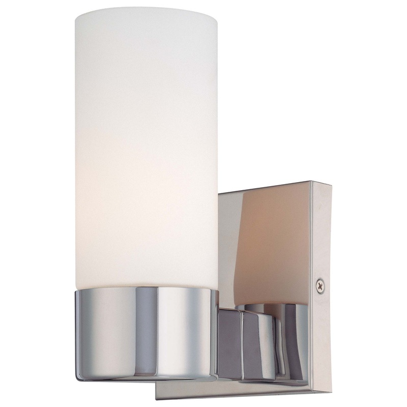 One Light Wall Sconce in Chrome