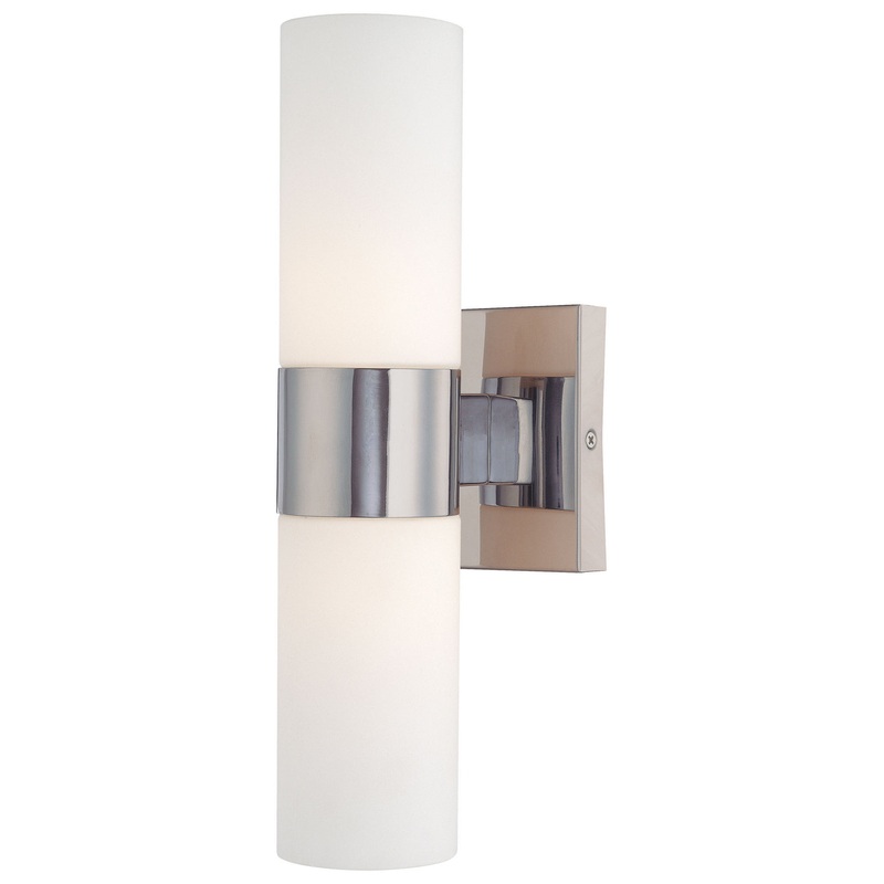 Two Light Wall Sconce in Chrome