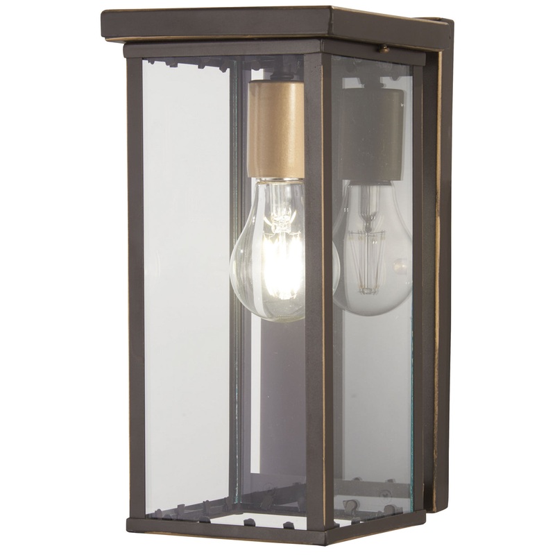 Casway One Light Pocket Lantern in Oil Rubbed Bronze W/ Gold High