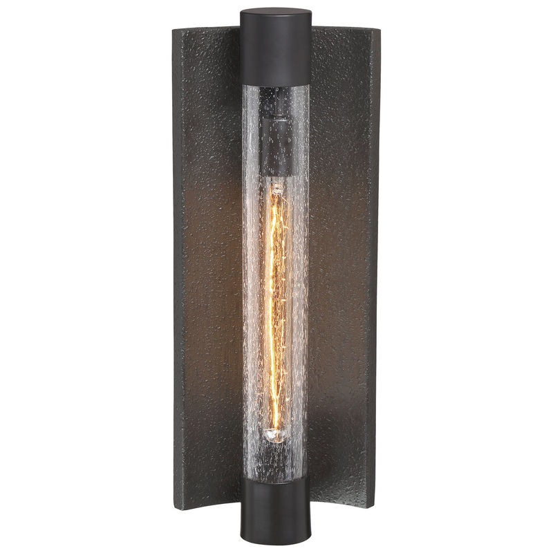 Celtic Shadow Outdoor Wall Mount in Textured Dark Bronze