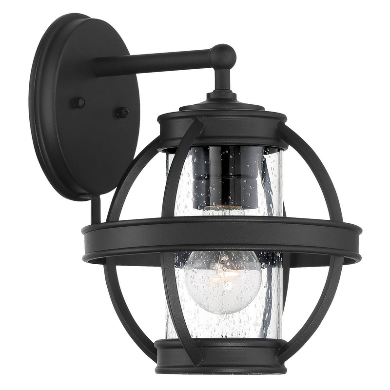 Cumberland Court One Light Outdoor Wall Mount in Sand Coal