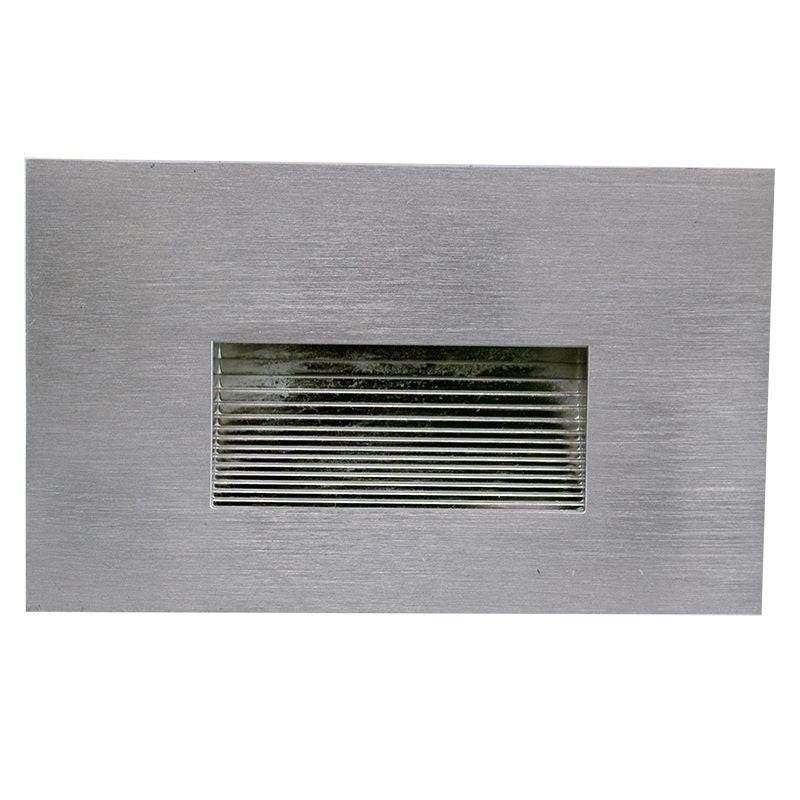 Integrated Step Light in Brushed Nickel