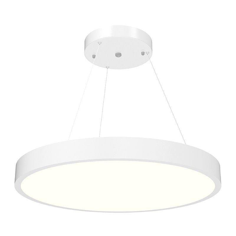 LED Architechtural Round Suspended Mctp in White