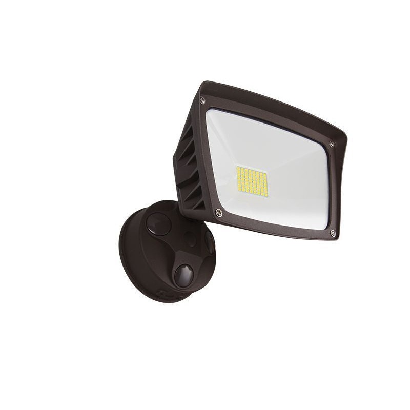 LED Security Light in Bronze