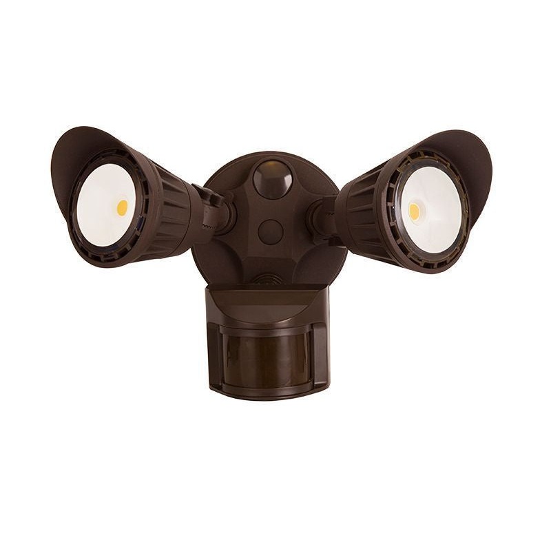 LED Security Lights With Pir Sensor in Bronze