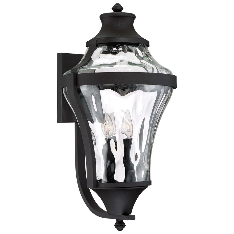 Libre Four Light Outdoor Wall Mount in Coal