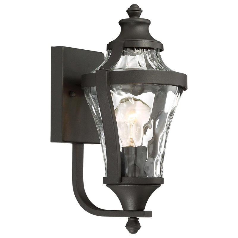 Libre One Light Outdoor Wall Lamp in Coal