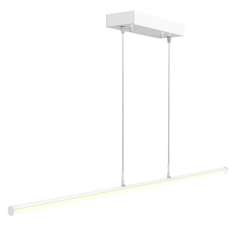 Linear Tube Decorative Susp. Light Tunable in Sandy White