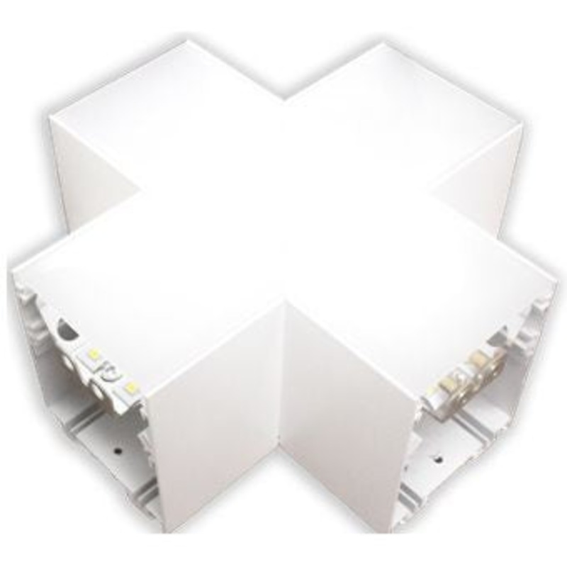 Linear X Section in White