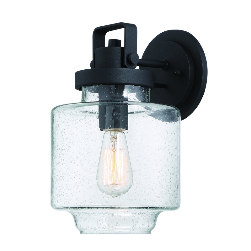 Rosecrans One Light Outdoor Wall Mount in Coal