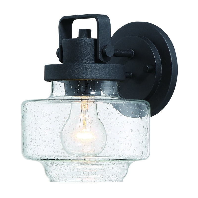 Rosecrans One Light Wall Mount in Coal