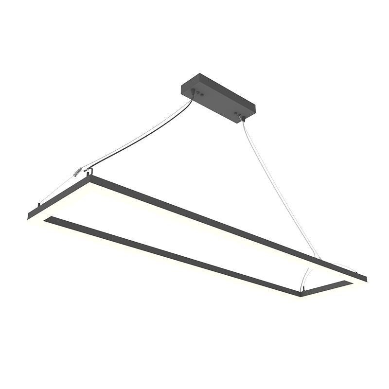 Suspended Frame Fixture in Black