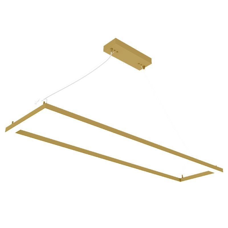 Suspended Frame Fixture in Golden