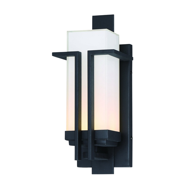 Tish Mills LED Outdoor Wall Mount in Coal