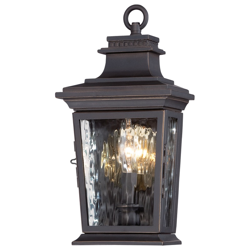 Vista Montaire One Light Pocket Lantern in Oil Rubbed Bronze W/ Gold Highlights