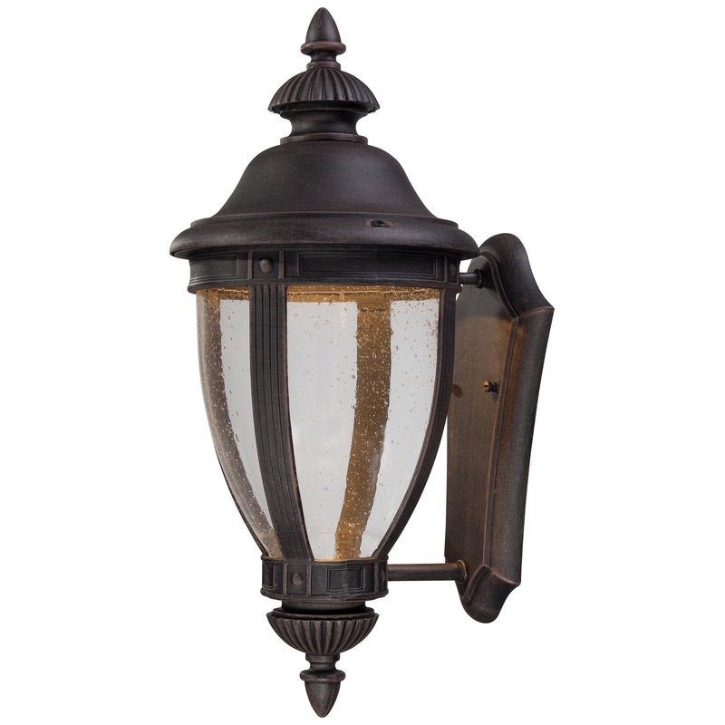 Wynterfield LED Outdoor Wall Mount in Burnt Rust