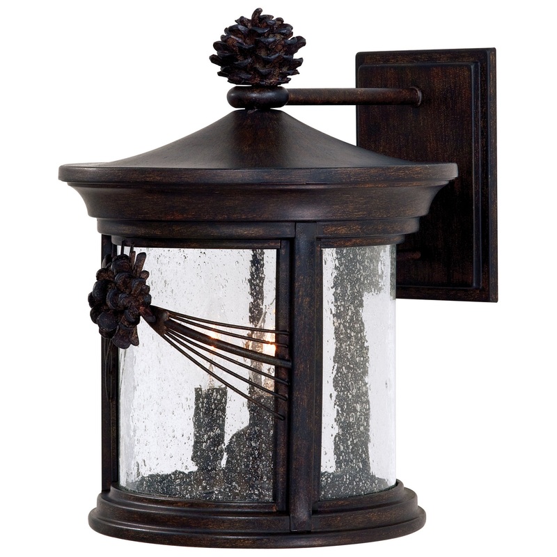 Abbey Lane Three Light Wall Mount in Iron Oxide