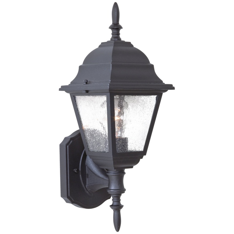 Bay Hill One Light Outdoor Wall Mount in Coal