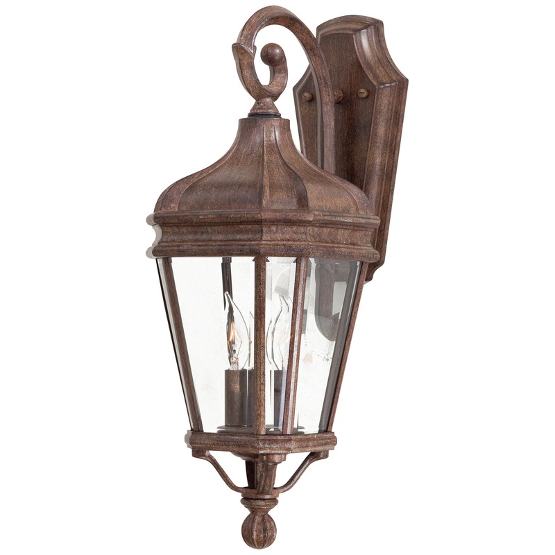Harrison Two Light Wall Mount in Vintage Rust