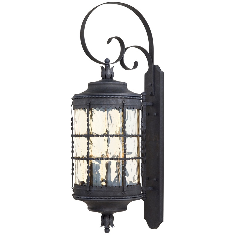 Mallorca Five Light Wall Mount in Spanish Iron
