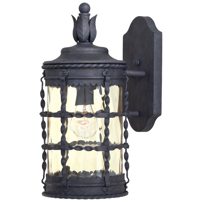 Mallorca One Light Wall Mount in Spanish Iron