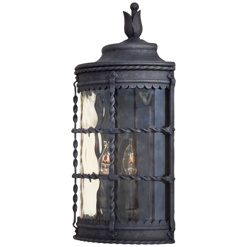 Mallorca Two Light Pocket Lantern in Spanish Iron
