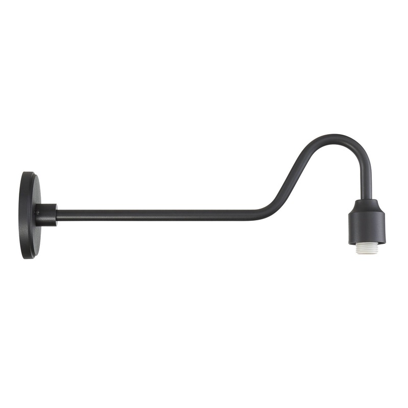 Rlm One Light Outdoor Lantern in Coal