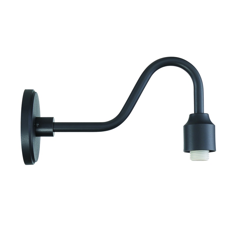 Rlm One Light Outdoor Wall Mount in Coal