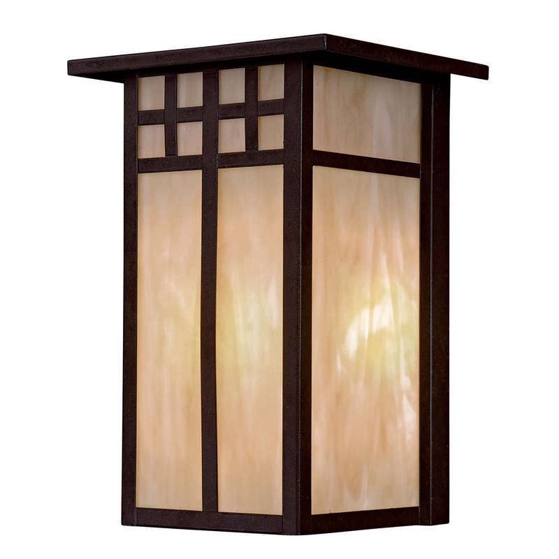 Scottsdale Ii One Light Outdoor Wall Mount in Textured French Bronze