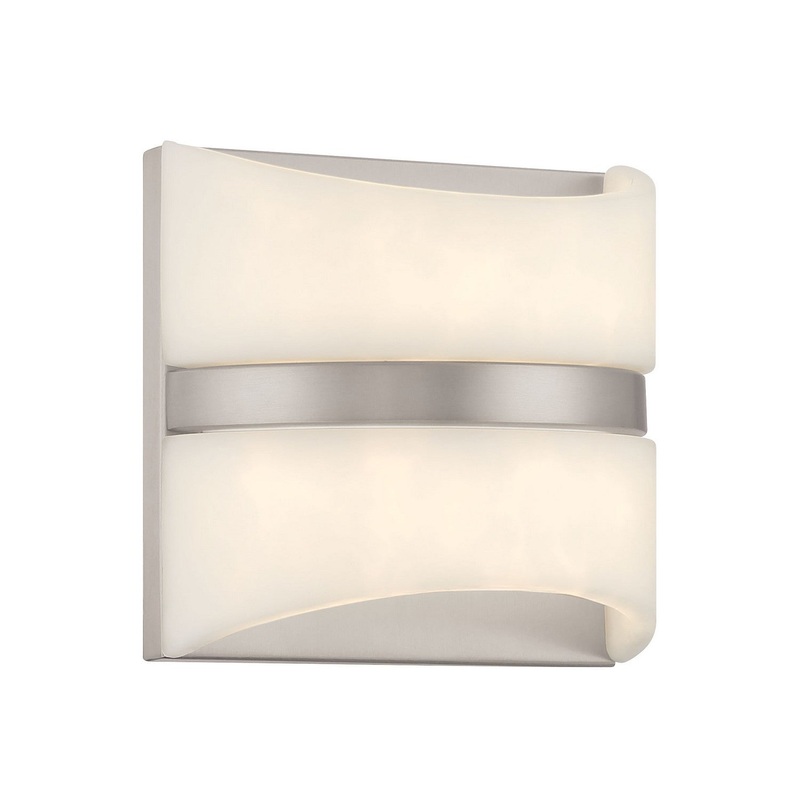 Velaux LED Wall Sconce in Brushed Nickel