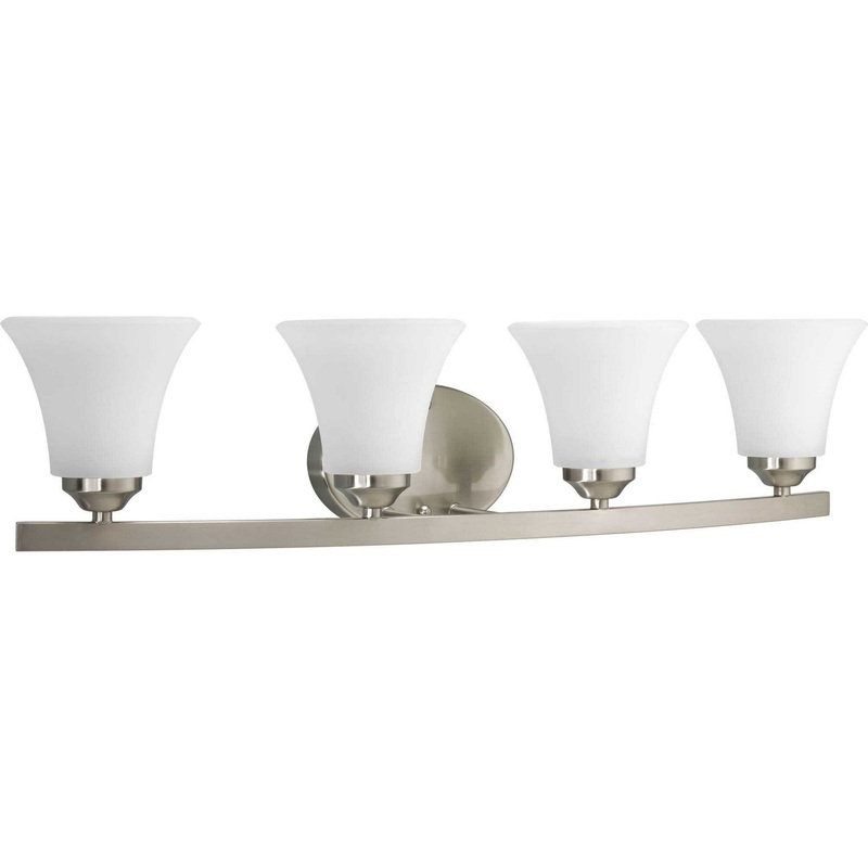 Adorn Four Light Bath Bracket in Brushed Nickel